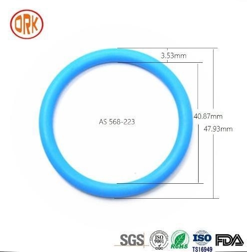0.5 mm - 1000 mm 568 Anneaux en caoutchouc à étanchéité en silicone bleu