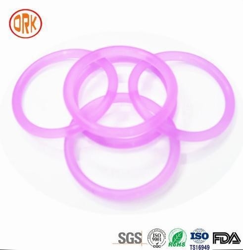 Personnalisation Pourpre translucide en caoutchouc de silicone O-Ring Seal