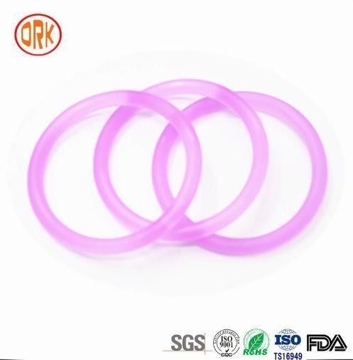 Personnalisation Pourpre translucide en caoutchouc de silicone O-Ring Seal