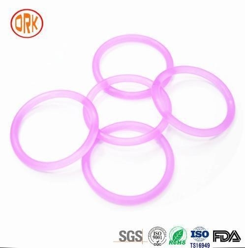 Personnalisation Pourpre translucide en caoutchouc de silicone O-Ring Seal