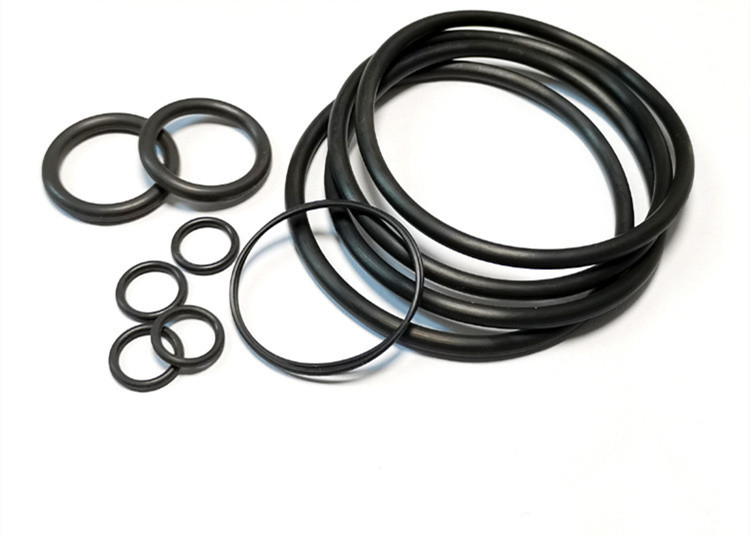 Rings en caoutchouc de silicone noir/vert à cinq bords pour les applications en contact avec les aliments