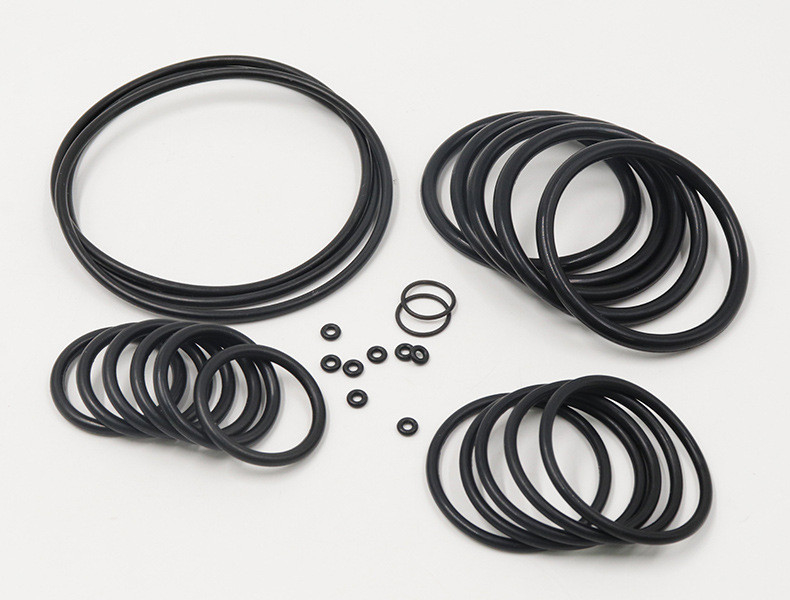 Rings en caoutchouc de silicone noir/vert à cinq bords pour les applications en contact avec les aliments
