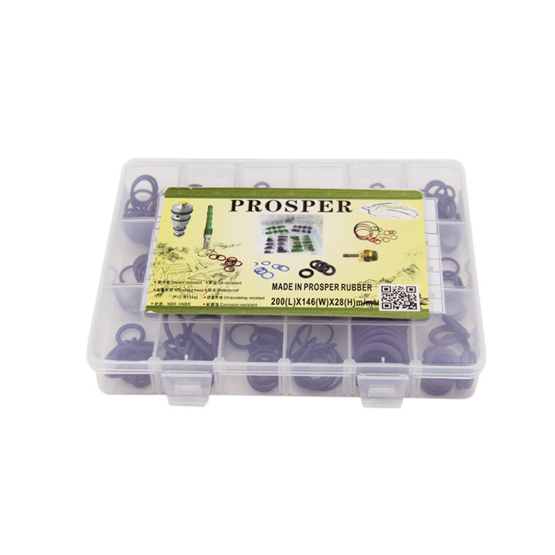 70 degrés Auto Ac O Rings Kit Ac Compressor O Rings Box Butanoïne hydrogénée