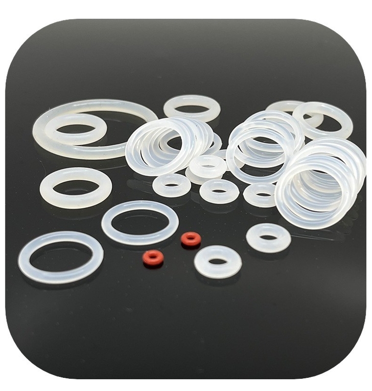 NBR HNBR FKM EPDM CR Sceaux en silicone PU à anneaux O pour des applications personnalisées de qualité alimentaire
