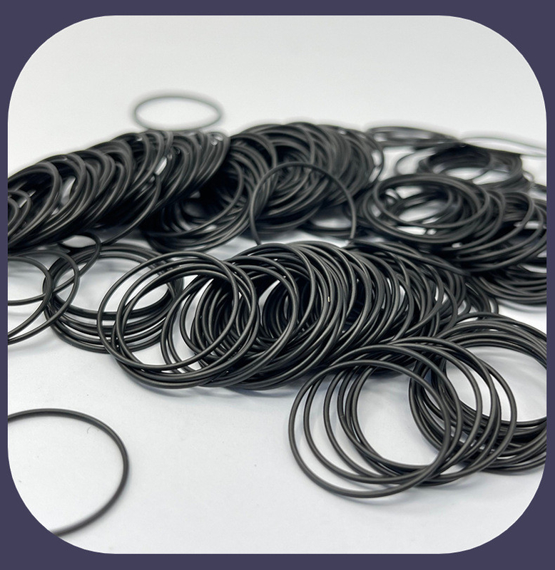 NBR HNBR FKM EPDM CR Sceaux en silicone PU à anneaux O pour des applications personnalisées de qualité alimentaire