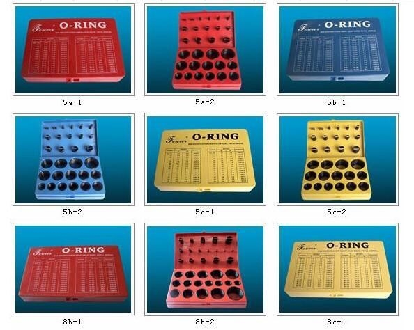 ORK 382 pièces/386 pièces/407 pièces/408 pièces Fkm ou Nbr Boîte/Kit de scellés en caoutchouc O-Ring