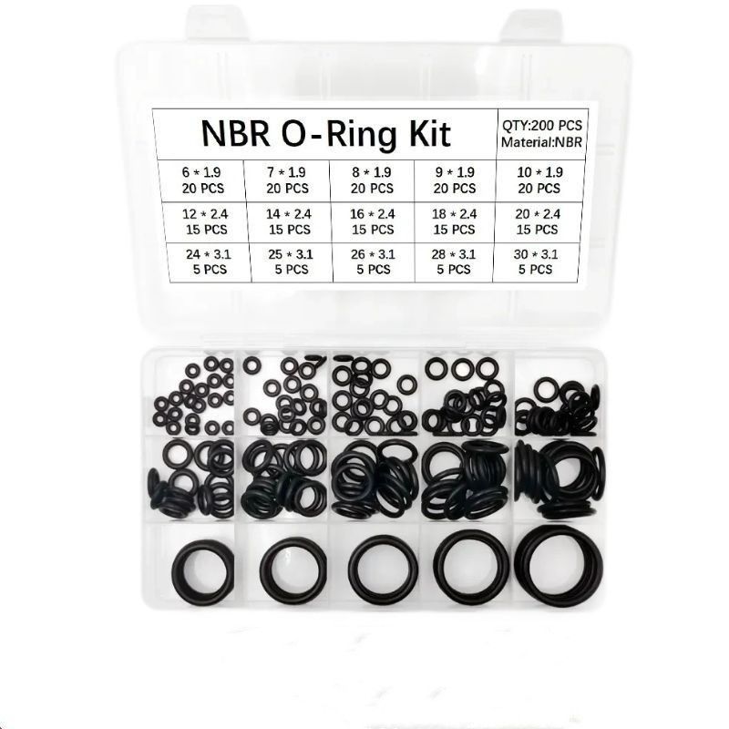 Kit de scellés pour lave-linge en caoutchouc de silicone Hnbr pour applications industrielles non standard