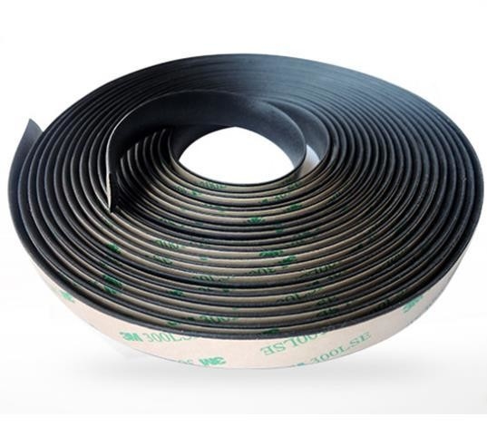Taille personnalisée D-type EPDM en mousse adhésive porte étanches bandes anti-poussière caoutchouc pour fenêtres portes