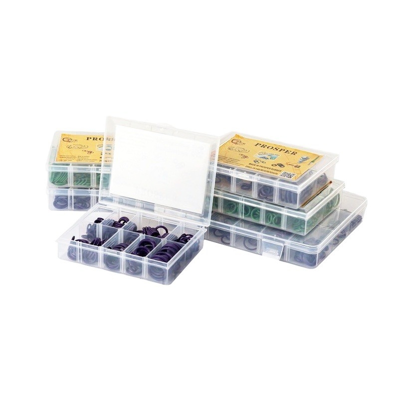 NBR O Ring Valve Rubber Seal Assortment Kit 382 Pcs Anneaux O Noirs Pour la réparation hydraulique