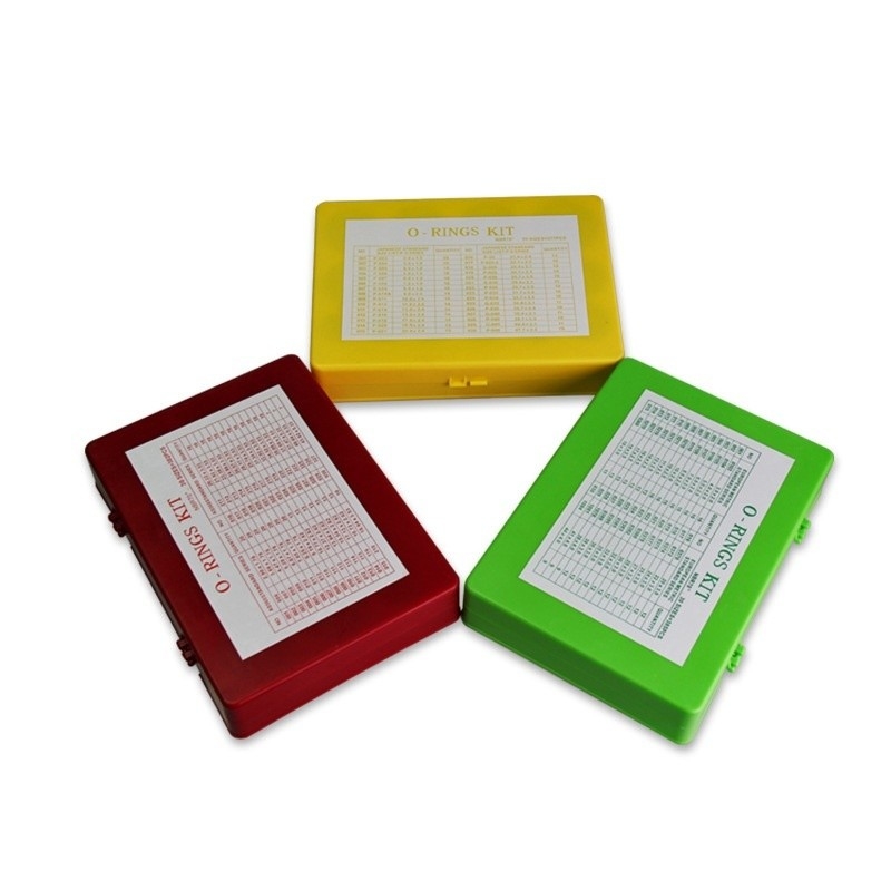 100% d'inspection FPM réparation de pelleteuse O-Ring Kit Box joints d'étanchéité pour toutes les industries
