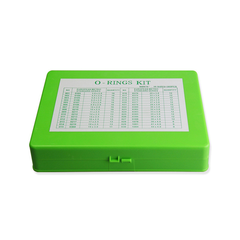 100% d'inspection FPM réparation de pelleteuse O-Ring Kit Box joints d'étanchéité pour toutes les industries