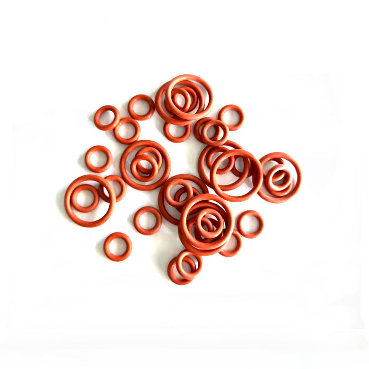 Rings d'étanchéité en caoutchouc de silicone de couleur personnalisée certifiée REACH pour les applications alimentaires