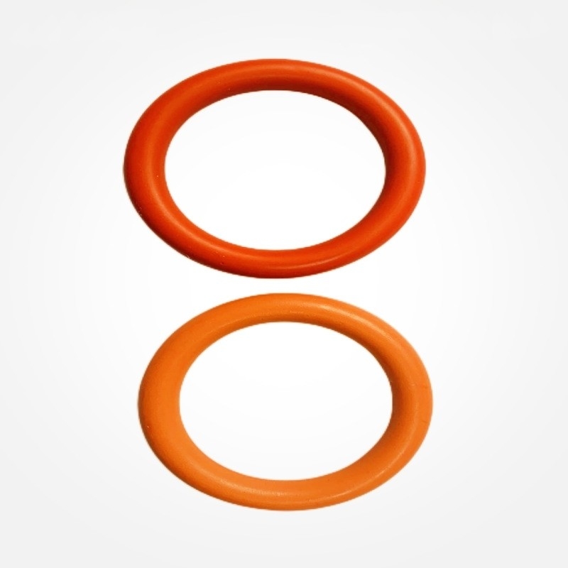 Sceaux à anneaux O en caoutchouc de silicone rouge de taille standard AS568 PG pour les applications industrielles