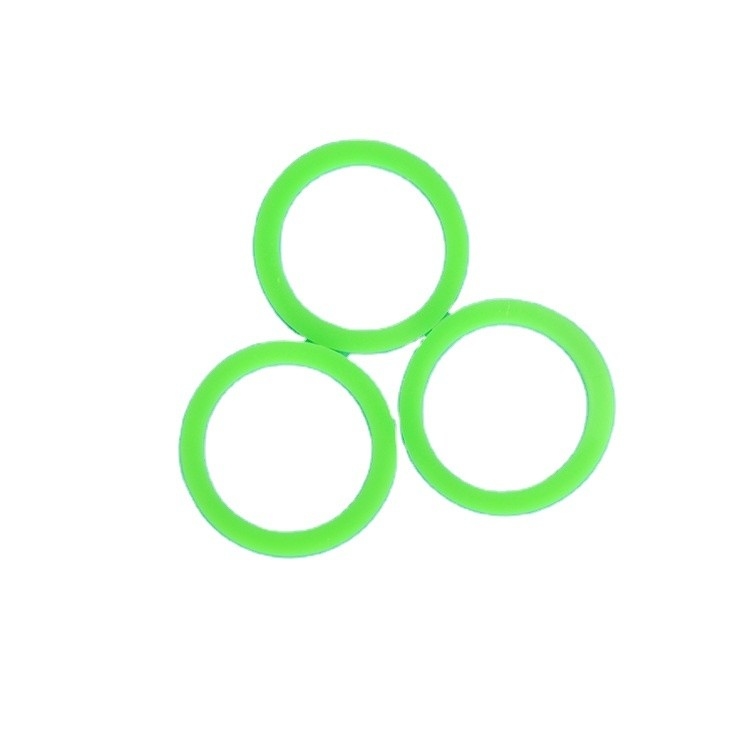 O-Ring en silicone personnalisé certifié REACH en rouge et noir avec joints résistants à la chaleur
