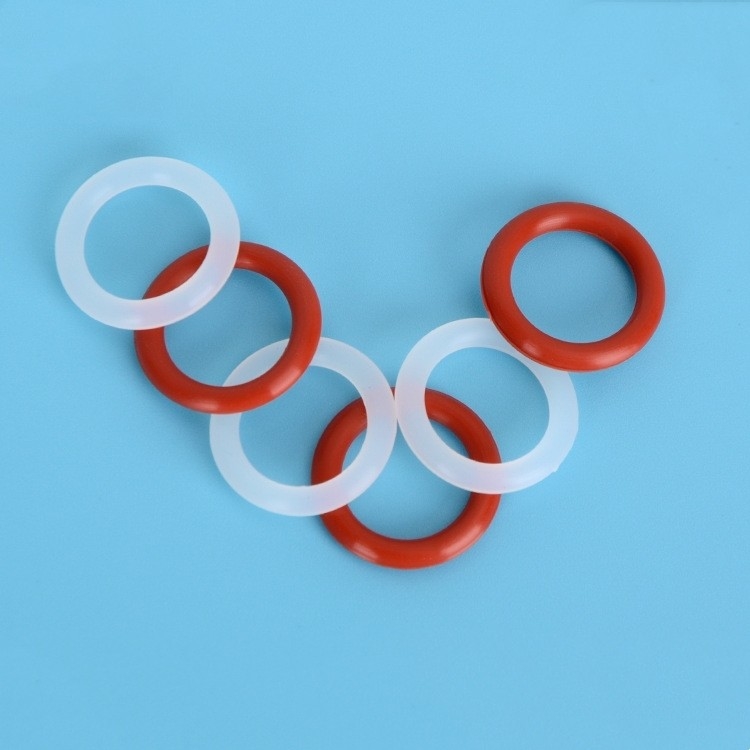 O-Ring en silicone personnalisé certifié REACH en rouge et noir avec joints résistants à la chaleur