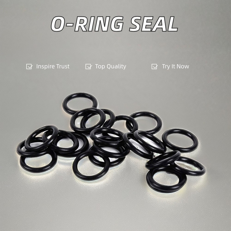 20 ~ 90 Shore personnalisé résistant à la chaleur Nitrile O Rings caoutchouc silicone O Sealant d' anneau