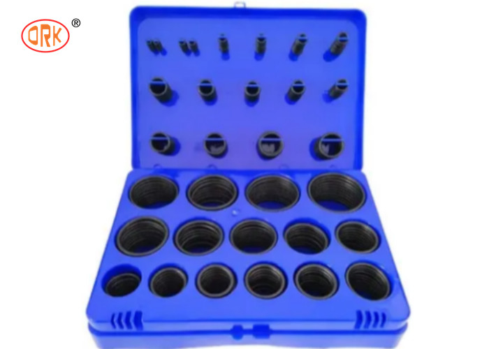 Bonne résistance à l'huile Noir NBR 70 Shore A O-Ring Kit Boîte pour cylindre hydraulique de la pelle