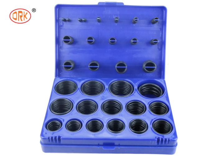 Bonne résistance à l'huile Noir NBR 70 Shore A O-Ring Kit Boîte pour cylindre hydraulique de la pelle