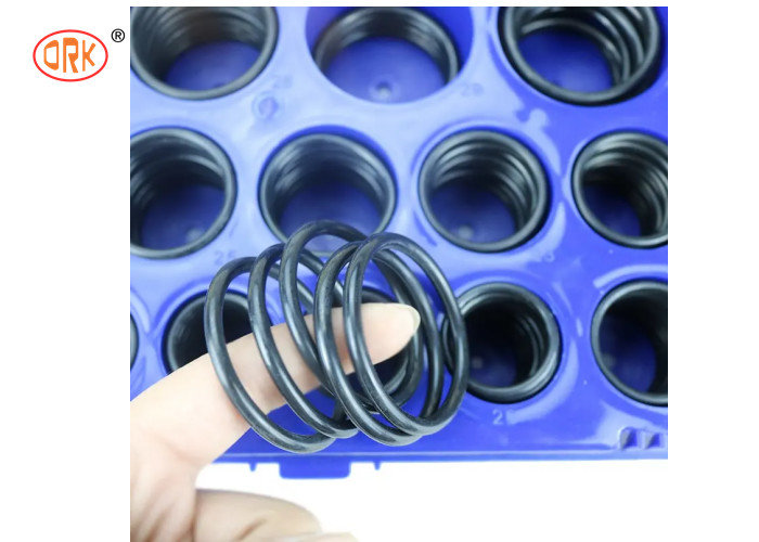 Bonne résistance à l'huile Noir NBR 70 Shore A O-Ring Kit Boîte pour cylindre hydraulique de la pelle