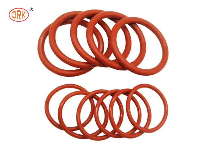Sceaux en caoutchouc non standard de haute précision en silicone rouge pour diverses applications dans la conception personnalisée