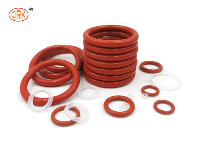 Sceaux en caoutchouc non standard de haute précision en silicone rouge pour diverses applications dans la conception personnalisée