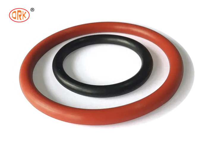 Sceaux en caoutchouc non standard de haute précision en silicone rouge pour diverses applications dans la conception personnalisée