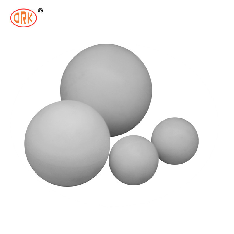 Ballon en caoutchouc fluoré blanc solide FPM/FKM pour l'étanchéité dans des environnements à haute température et corrosifs
