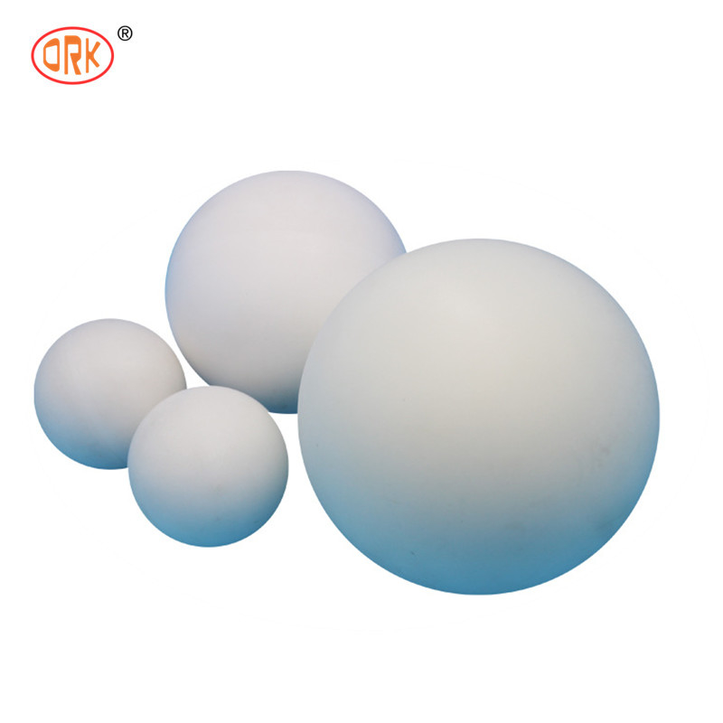 Ballon en caoutchouc fluoré blanc solide FPM/FKM pour l'étanchéité dans des environnements à haute température et corrosifs