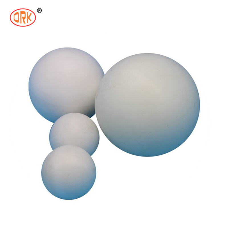 Ballon en caoutchouc fluoré blanc solide FPM/FKM pour l'étanchéité dans des environnements à haute température et corrosifs