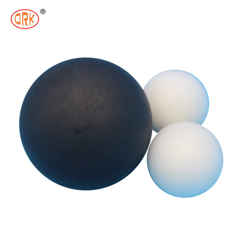 Ballon en caoutchouc fluoré blanc solide FPM/FKM pour l'étanchéité dans des environnements à haute température et corrosifs