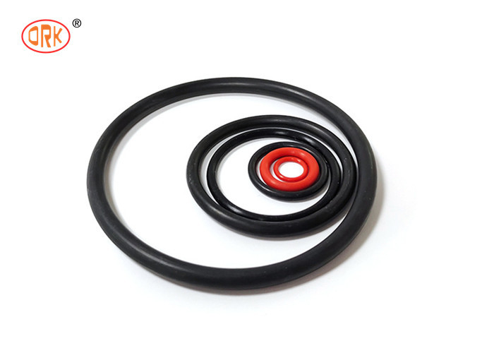 Rouge Noir Couleur personnalisée EPDM Types de caoutchouc O-Ring Matériel joints pour les applications à haute pression