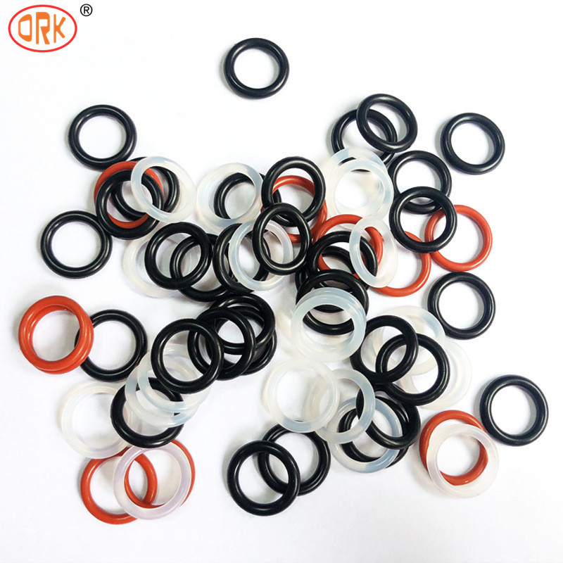 Résistant à la Rohs étanche à la matière plastique en caoutchouc en silicone coloré O-Ring