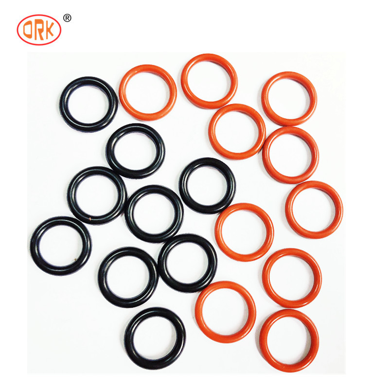 Résistant à la Rohs étanche à la matière plastique en caoutchouc en silicone coloré O-Ring