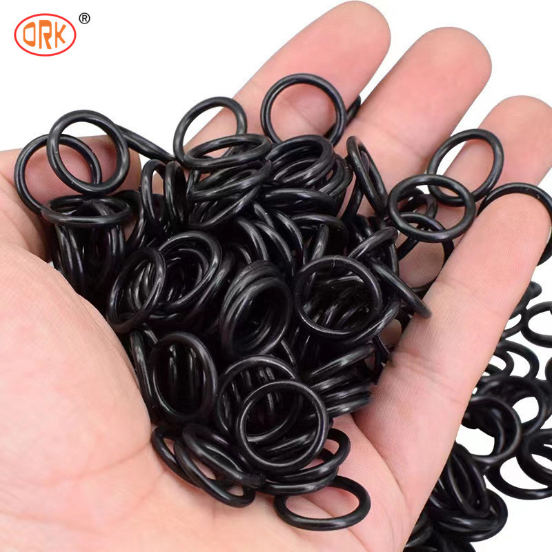 Tailles métriques Sceau NBR 70 Shore A O Ring Semi-conducteur Noir Epdm O Sceau d'anneau