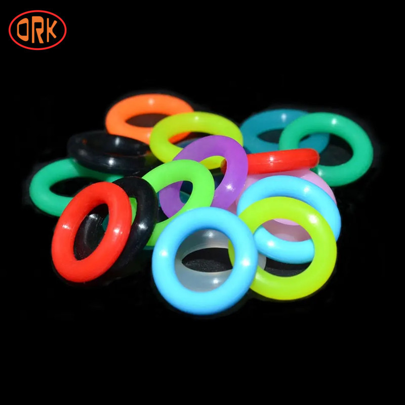 Sceau en silicone en caoutchouc mini NBR VMQ HNBR EPDM FKM O Sceau en anneau Couleur personnalisée