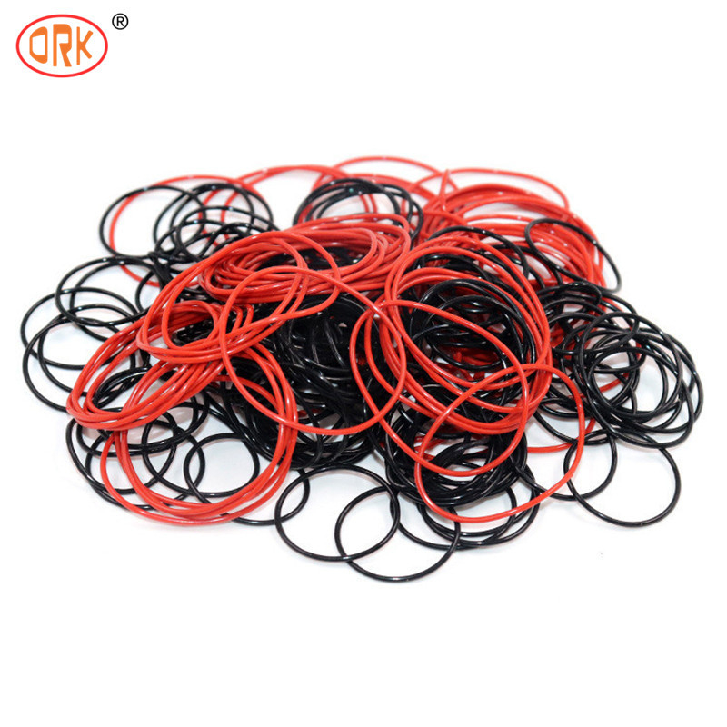 Élastomère rouge O Ring EPDM FKM NBR 70 Shore caoutchouc O Ring Silicone joints élevés Taille personnalisée