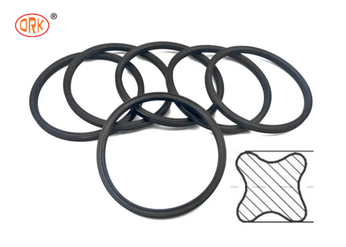 RINGS X personnalisés Sceau en caoutchouc de pompe rotative EPDM en caoutchouc de silicone nitrile