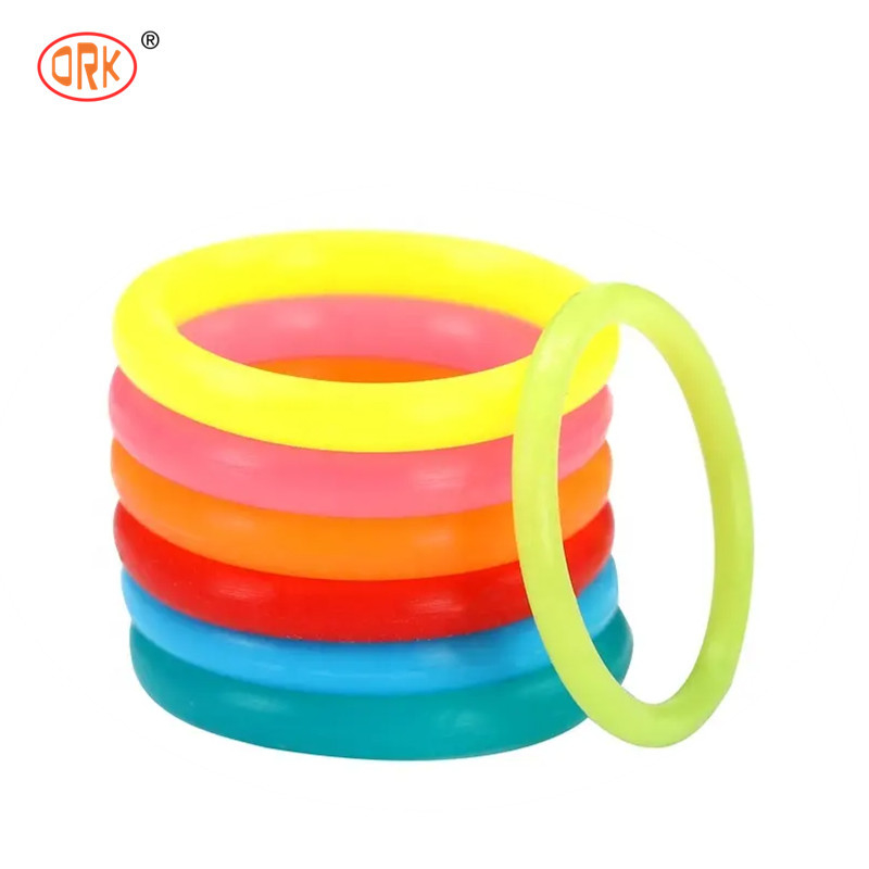 Sceaux électriques isolants en élastomère de silicone Sceaux à anneaux O de silicone de couleur